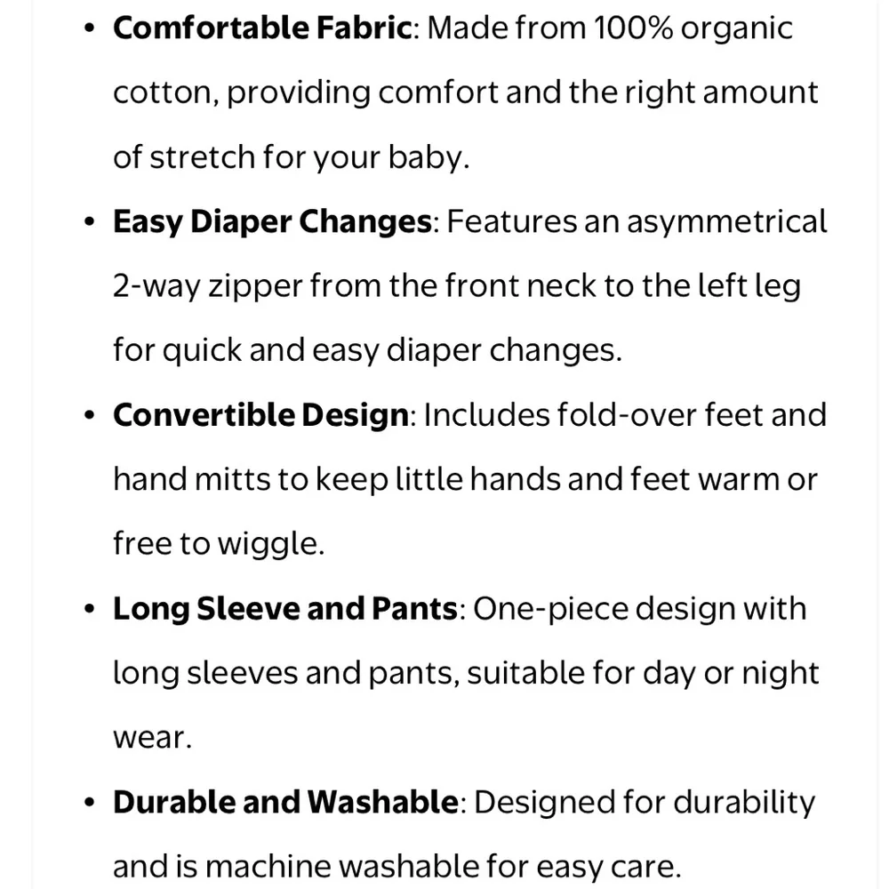 Monica + Andy Organic Cotton One Piece Zip Up Coverall Cactus Print 3-6 Months
